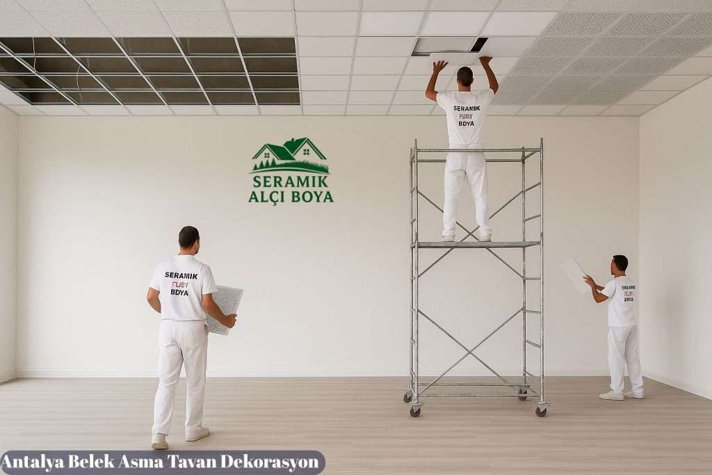 Antalya Belek Asma Tavan Dekorasyon, asma tavan montajı yaptı. Çalışma, estetik ve uzun ömürlü bir sonuç sundu.