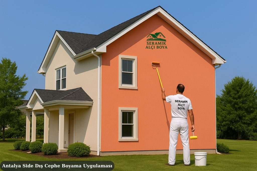 Antalya Side Dış Cephe Boyama Uygulaması, Modern Villa Dış Cephe Boyası – Yeni Nesil Renk Uygulaması